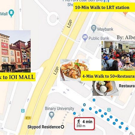 Puchong Skypod Residence, 1-5 Pax Cozy Unit, Walking Distance To Ioi Mall, 10Min Drive To Sunway Εξωτερικό φωτογραφία